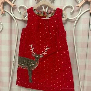 🦌 Mini Boden deer dress - 4-5Y 🦌